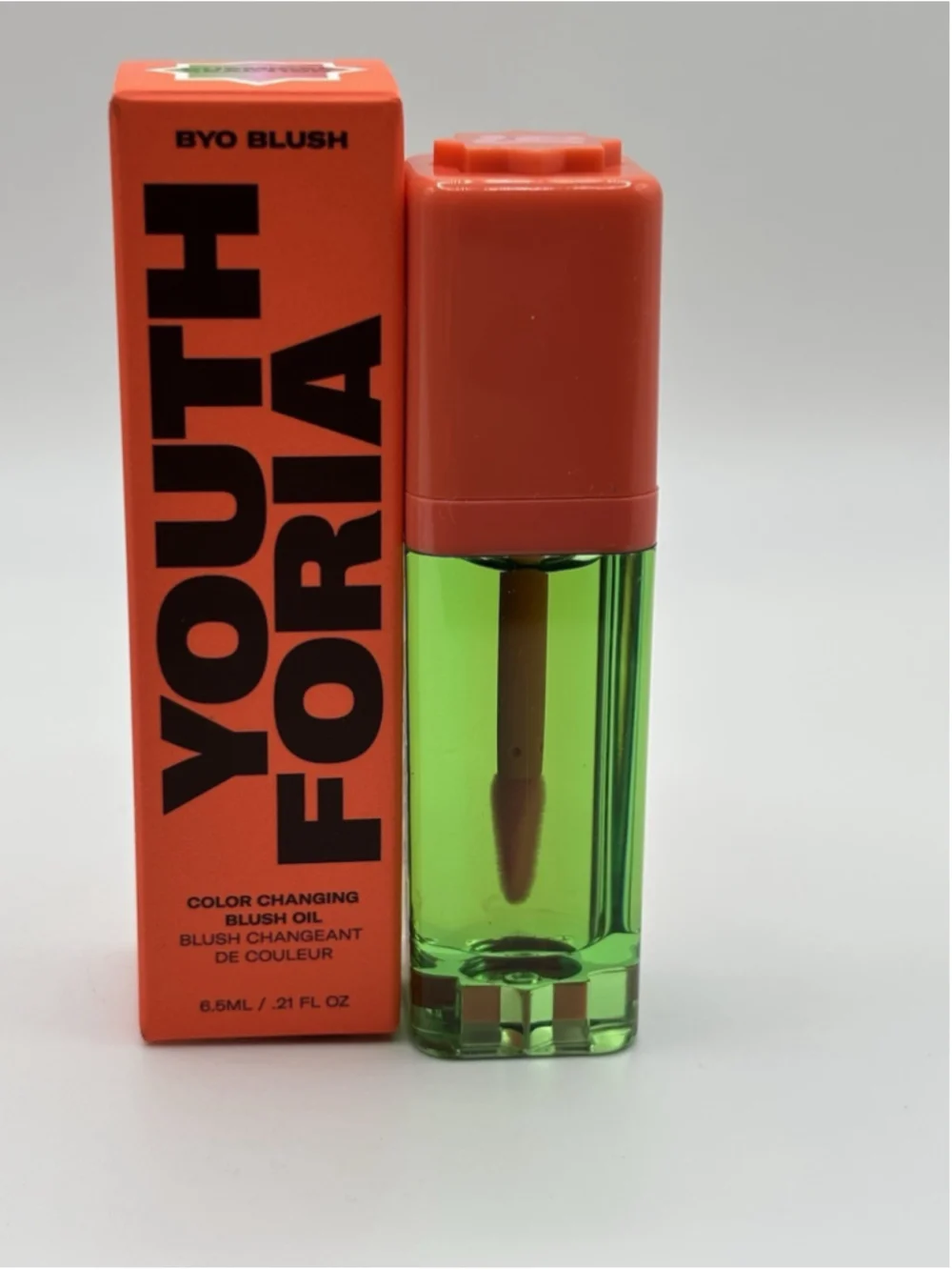 Youthforia BYO Blush Color Changing Blush Oil Chemical Reaction 6.5ml NIB